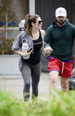 ASHLEY GREENE and Paul Khoury Leaves a Workout in Los Angeles 12/29/2022