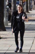 ASHLEY GREENE Leaves Training Mate Gym in Studio City 12/20/2022