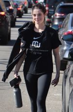 ASHLEY GREENE Leaves Training Mate Gym in Studio City 12/20/2022
