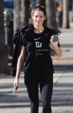 ASHLEY GREENE Leaves Training Mate Gym in Studio City 12/20/2022