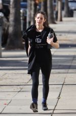 ASHLEY GREENE Leaves Training Mate Gym in Studio City 12/20/2022