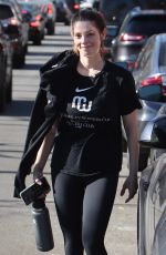 ASHLEY GREENE Leaves Training Mate Gym in Studio City 12/20/2022