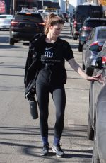 ASHLEY GREENE Leaves Training Mate Gym in Studio City 12/20/2022