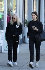 ASHLEY GREENE Out with Her Mom in Studio City 12/24/2022