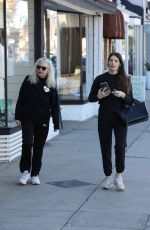 ASHLEY GREENE Out with Her Mom in Studio City 12/24/2022