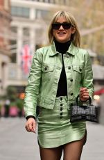 ASHLEY ROBERTS Arrives at Global Radio Studios in London 12/01/2022