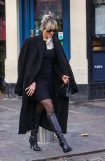ASHLEY ROBERTS Arrives at Heart Radio in London 12/07/2022