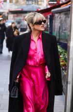 ASHLEY ROBERTS Arrives at Heart Radio in London 12/08/2022