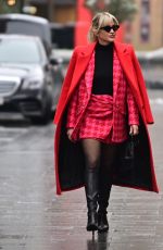 ASHLEY ROBERTS Leaves Global Studios in London 12/12/2022