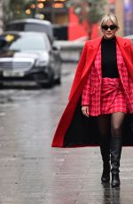 ASHLEY ROBERTS Leaves Global Studios in London 12/12/2022