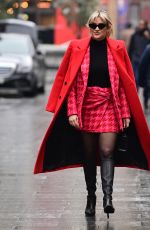 ASHLEY ROBERTS Leaves Global Studios in London 12/12/2022