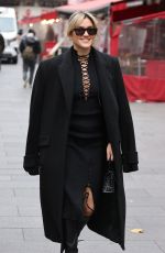 ASHLEY ROBERTS Leaves Heart Breakfast Radio Studios in London 12/05/2022