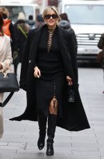 ASHLEY ROBERTS Leaves Heart Breakfast Radio Studios in London 12/05/2022