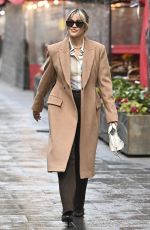 ASHLEY ROBERTS Leaves Heart FM Breakfast Show in London 12/02/2022