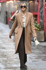 ASHLEY ROBERTS Leaves Heart FM Breakfast Show in London 12/02/2022