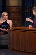 AUBREY PLAZA at Late Night with Seth Meyers 12/12/2022