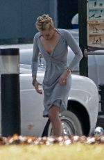 AUBREY PLAZA on the Set of Megalopolis in Atlanta 12/19/2022