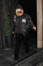 AVRIL LAVIGNE and Mod Sun Leaves Catch Steak LA in West Hollywood 12/20/2022