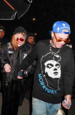 AVRIL LAVIGNE and Modsun Night Out in West Hollywood 12/19/2022