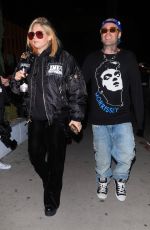 AVRIL LAVIGNE and Modsun Night Out in West Hollywood 12/19/2022