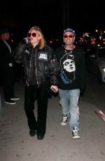 AVRIL LAVIGNE and Modsun Night Out in West Hollywood 12/19/2022