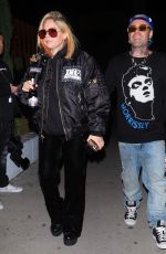 AVRIL LAVIGNE and Modsun Night Out in West Hollywood 12/19/2022