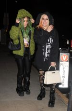 AVRIL LAVIGNE Out for Dinner with Friend at Giorgio Baldi in Santa Monica 12/17/2022
