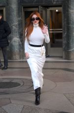 BELLA THORNE Leaves an Office Building in New York 12/05/2022