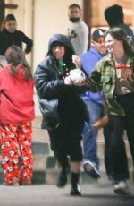 BILLIE EILISH Celebrate Her 21st Birthday with Her Family and Boyfriend Jessie Rutherford in Los Angeles 12/19/2022