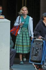 BRIE LARSON Arrives on the Set of Lessons in Chemisty in Los Angeles 12/05/2022