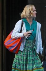 BRIE LARSON Arrives on the Set of Lessons in Chemisty in Los Angeles 12/05/2022