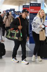 BRIE SHAFFER at LAX Airport in Los Angeles 12/02/2022