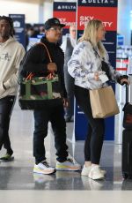 BRIE SHAFFER at LAX Airport in Los Angeles 12/02/2022