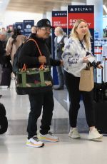 BRIE SHAFFER at LAX Airport in Los Angeles 12/02/2022