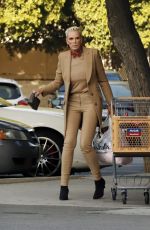BRIGITTE NIELSEN Out Shopping in Los Angeles 12/01/2022