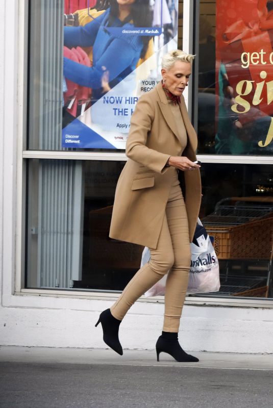 BRIGITTE NIELSEN Out Shopping in Los Angeles 12/01/2022