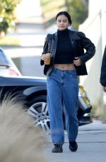 CAMILA MENDES Heading to a Photoshoot in Los Angeles 12/19/2022