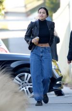 CAMILA MENDES Heading to a Photoshoot in Los Angeles 12/19/2022