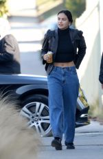 CAMILA MENDES Heading to a Photoshoot in Los Angeles 12/19/2022