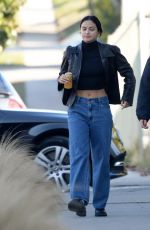 CAMILA MENDES Heading to a Photoshoot in Los Angeles 12/19/2022
