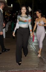 CAMILA MENDESS Leaves Papi Steak in Miami Beach 12/30/2022