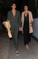 CANDACE PARKER and ANNA PETRAKOVA Out for Dinner Date at Catch Steak in West Hollywood 12/19/2022