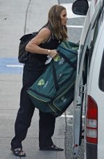 CANDICE WARNER Arrives in Brisbane 12/17/2022