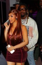 CARDI B Night Out in Miami 12/02/2022