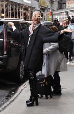 CARLA HALL Leaves Good Morning America in New York 12/112/2022