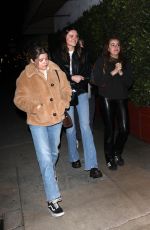 CHARLOTTE LAWRENCE Out with Friends at Giorgio Bin Santa Monica 12/22/2022