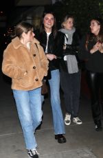 CHARLOTTE LAWRENCE Out with Friends at Giorgio Bin Santa Monica 12/22/2022