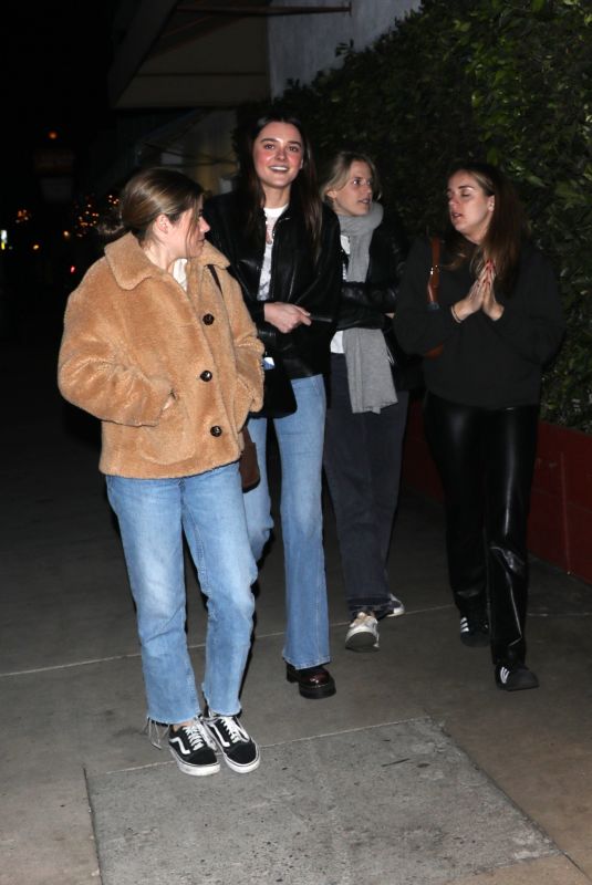 CHARLOTTE LAWRENCE Out with Friends at Giorgio Bin Santa Monica 12/22/2022