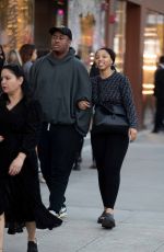 CHLOE BAILEY Out for Christmas Shopping in Beverly Hills 12/24/2022