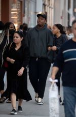 CHLOE BAILEY Out for Christmas Shopping in Beverly Hills 12/24/2022